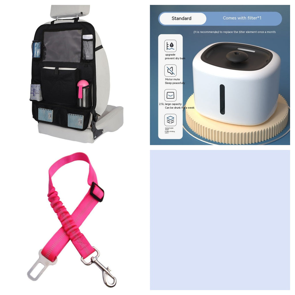 Luxury Smart Pet Water Fountain — Auto-Circulation, LED Light, 7 Colors & 4 Styles — Prime Trend Market