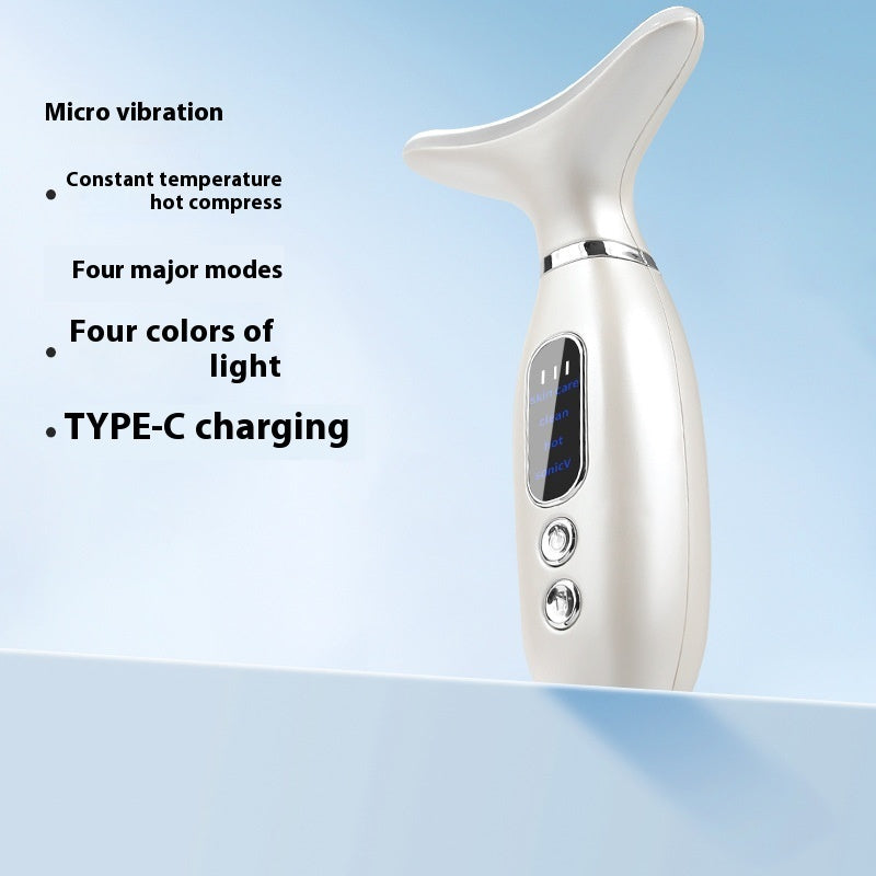 Luxury V-Face & Neck Lifting Beauty Instrument — Vibration Hot Compress Sculpting Device — Eliza & Tuan