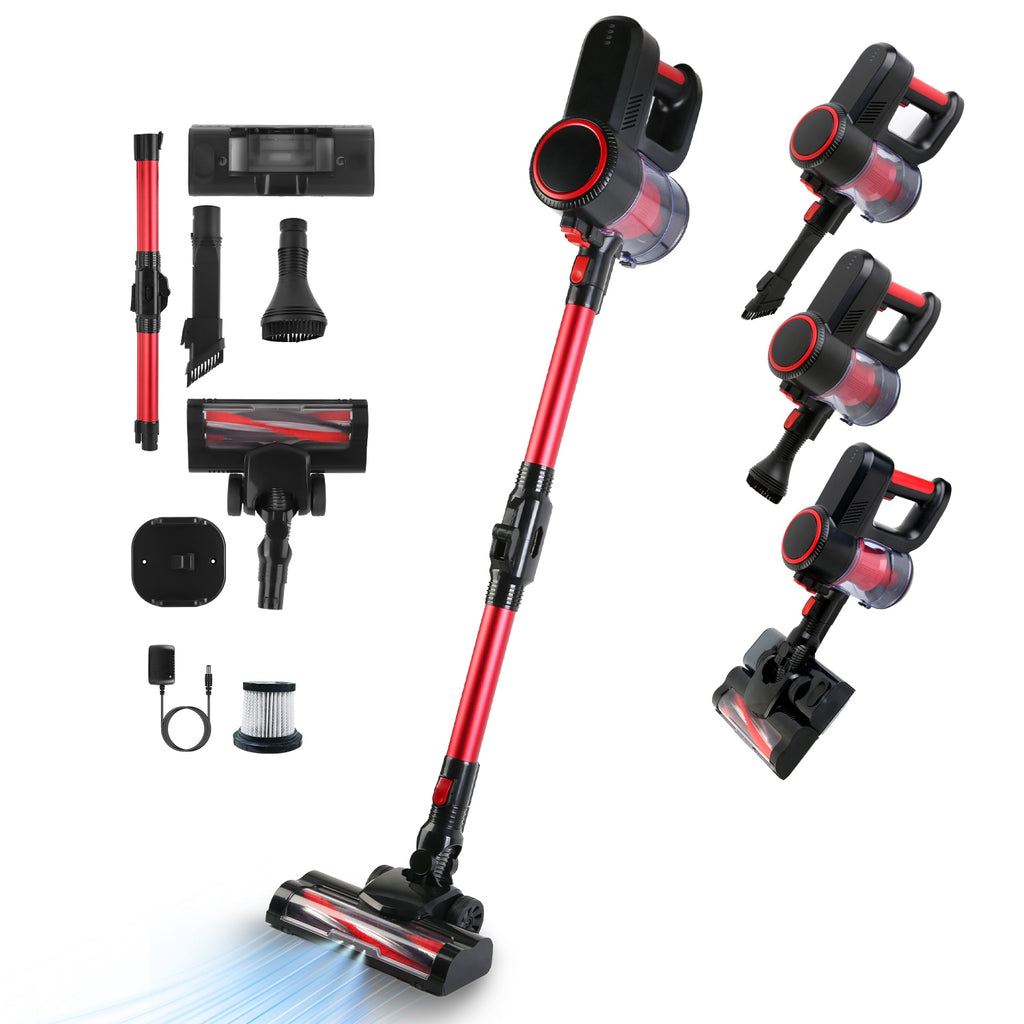 VacuElite™ Cordless 4-in-1 Stick Vacuum & Mop — 12000Pa, LED Light, 180° Foldable, 30-Min Runtime — Eliza & Tuan