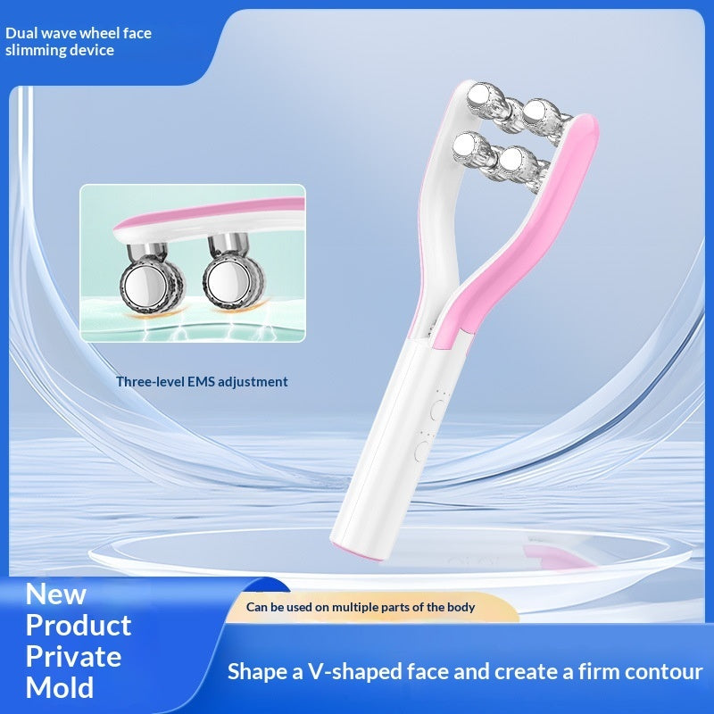 Luxury V-Face Roller Lifting Device — EMS Facial Slimming, Firming & Contouring Beauty Tool — Eliza & Tuan