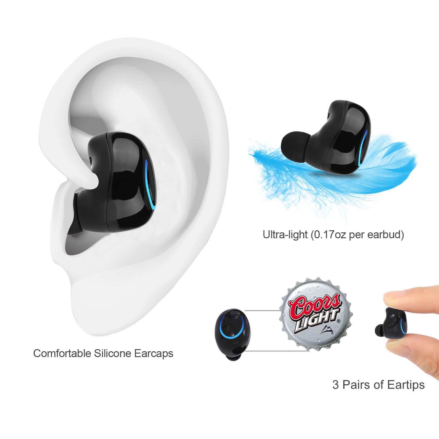 Wireless TWS Stereo Earbuds | Bluetooth 5.0 | True Wireless with Charging Case — Prime Trend Market