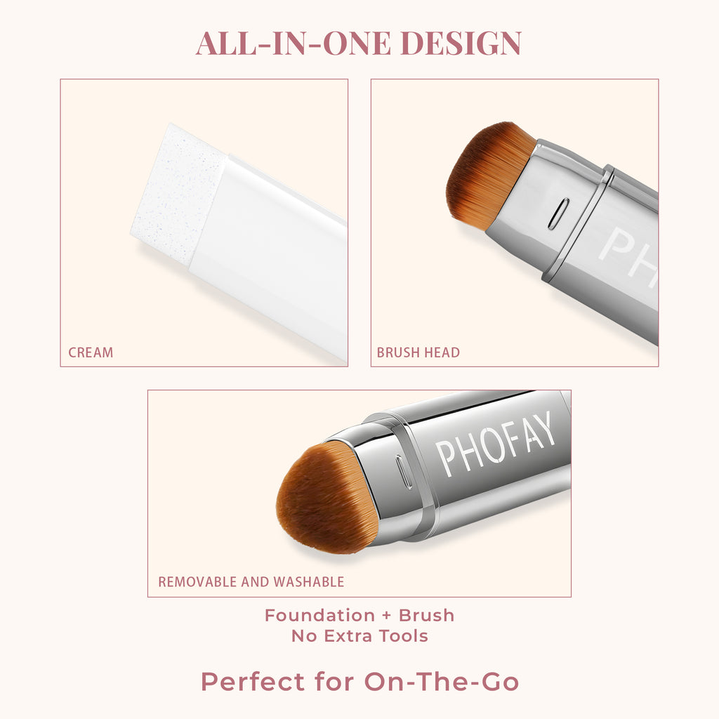 Color-Changing Foundation Stick — Skin-Adaptive, Buildable Coverage | 40g — Prime Trend Market