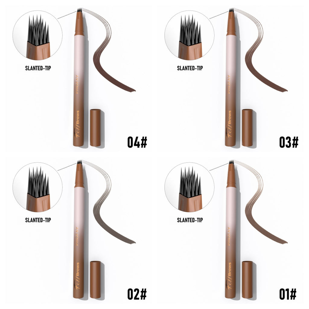 Waterproof Eyebrow Pencil — Micro Precision, Long-Lasting | 4 Shades + Set — Prime Trend Market