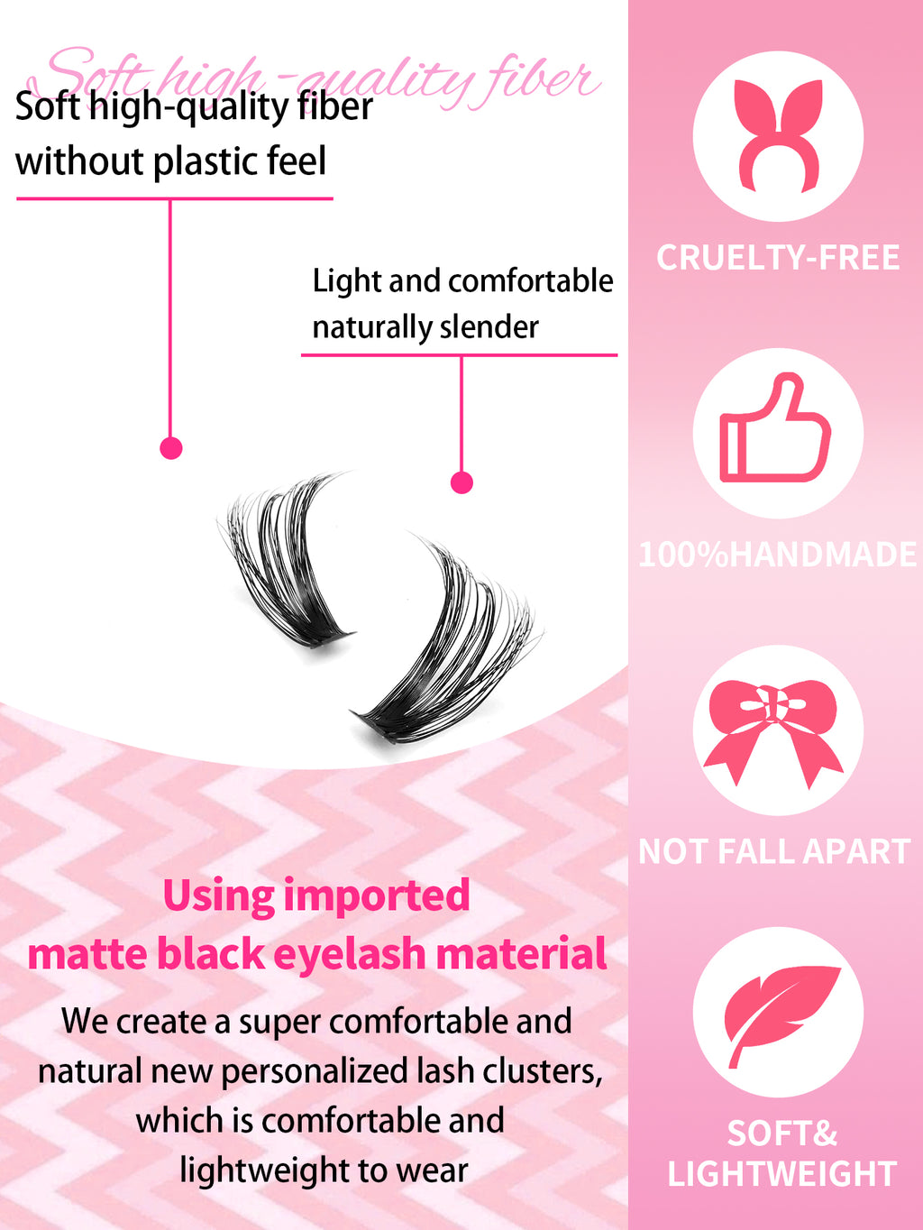 3D False Eyelashes — Multi-layered Realistic Natural Look | Soft Comfortable Nude Makeup — Prime Trend Market