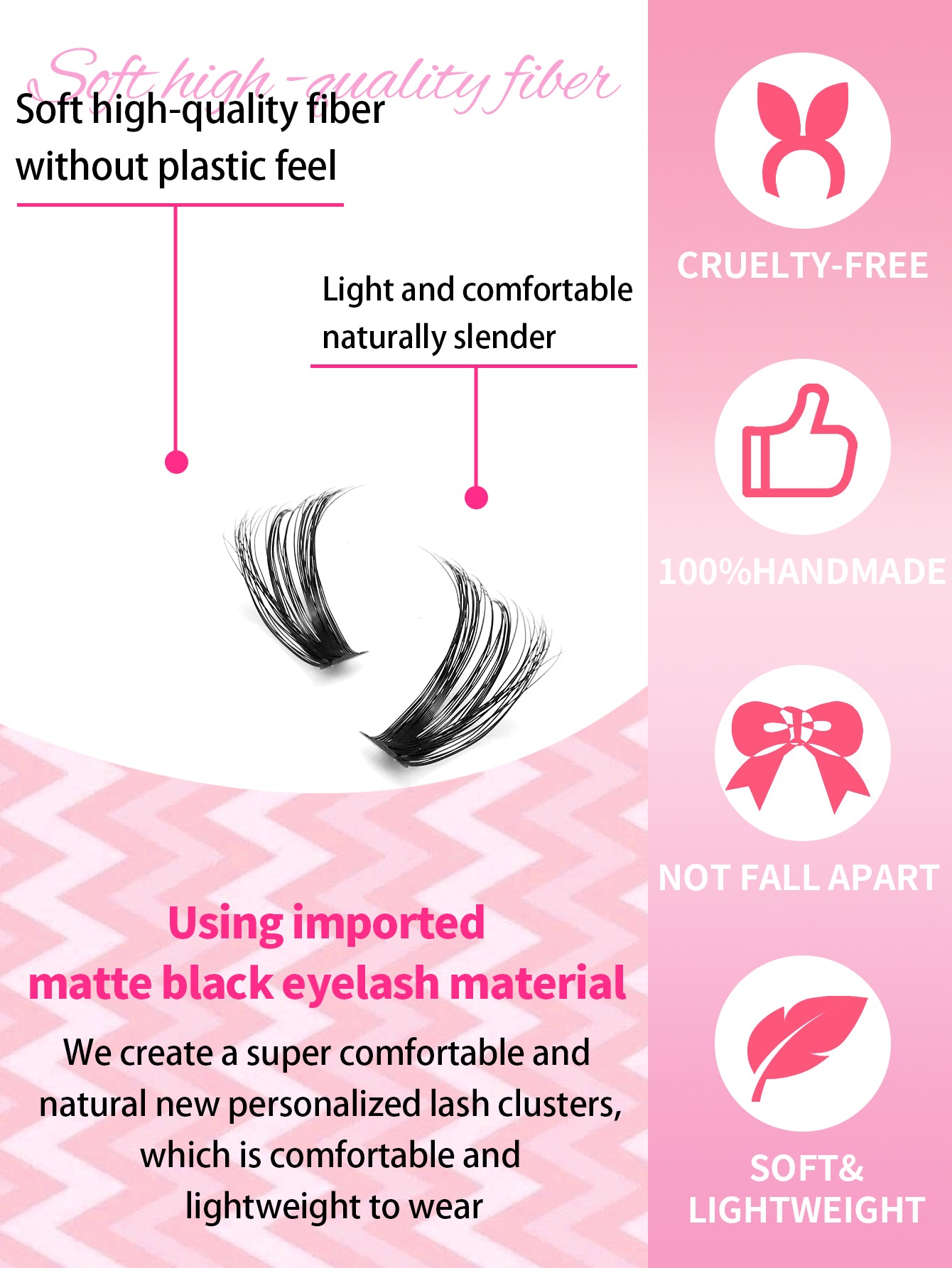 3D False Eyelashes — Multi-layered Realistic Natural Look | Soft Comfortable Nude Makeup — Prime Trend Market