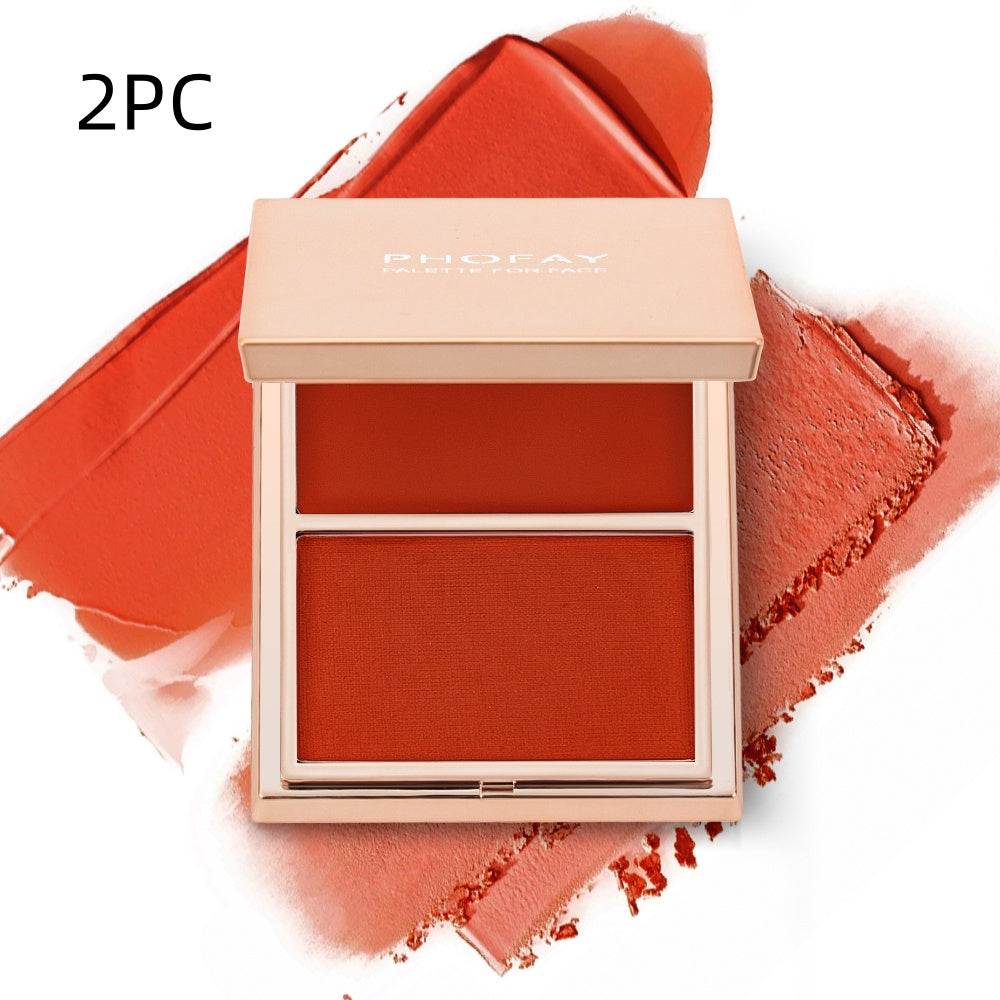 Double-Take Cream & Powder Blush Duo — Smooth, Weightless & Buildable | 6 Shades + Sets — Prime Trend Market