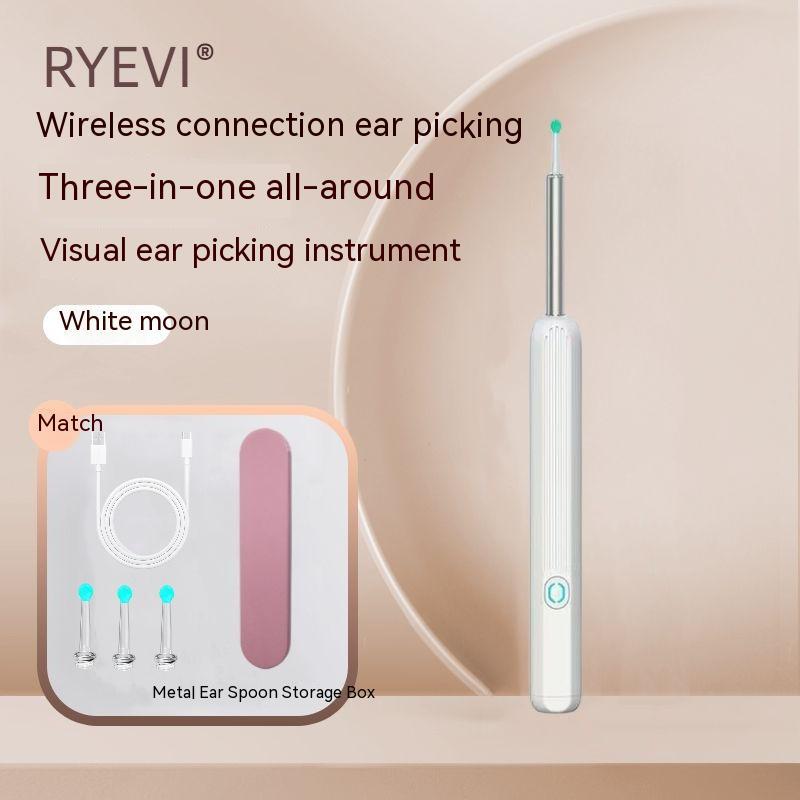 Wireless HD Ear Endoscope — Smart Luminous Ear Pick with 1296p Camera — Eliza & Tuan