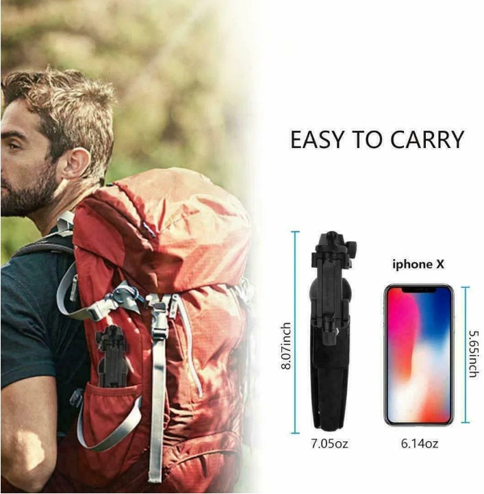 Selfie Stick Tripod with Bluetooth Remote | 40" Portable | iPhone & Android | Black — Prime Trend Market
