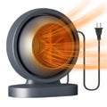 380W Portable Desktop Space Heater — 3S Fast Heat, 30° Tilt, Quiet & Safety Protection — Prime Trend Market