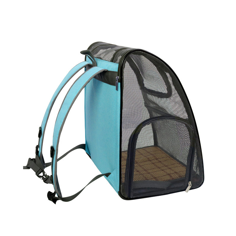 Luxury Space Capsule Pet Carrier Bag – Breathable Mesh Foldable Travel Bag for Cats & Dogs — Prime Trend Market