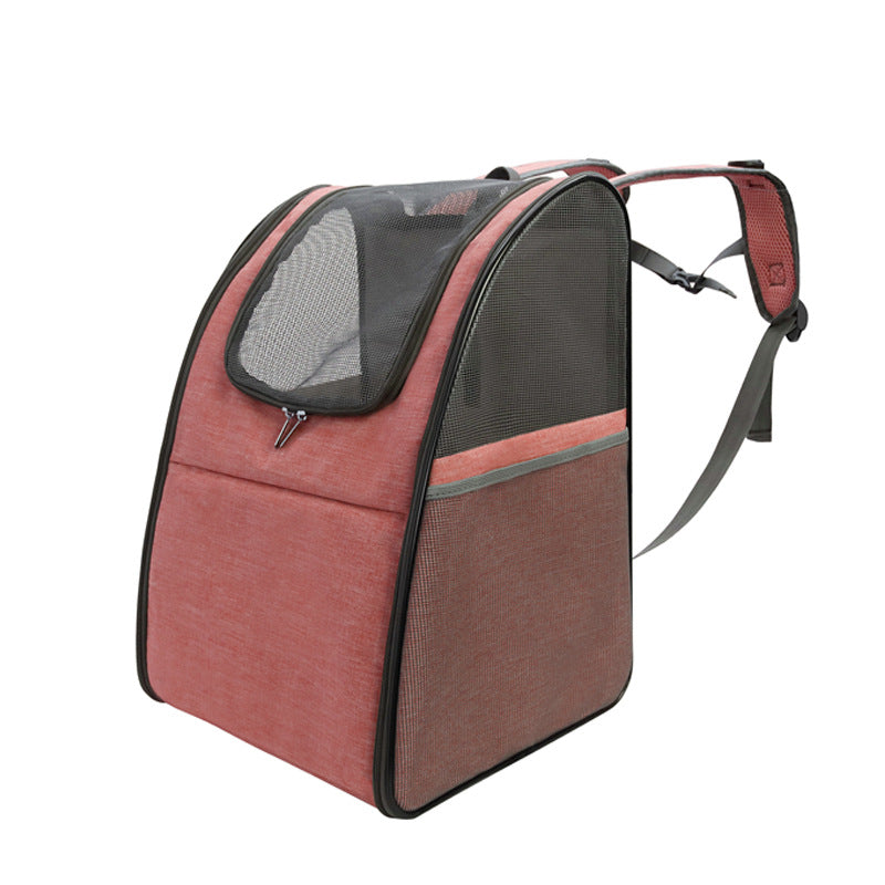 Luxury Space Capsule Pet Carrier Bag – Breathable Mesh Foldable Travel Bag for Cats & Dogs — Prime Trend Market