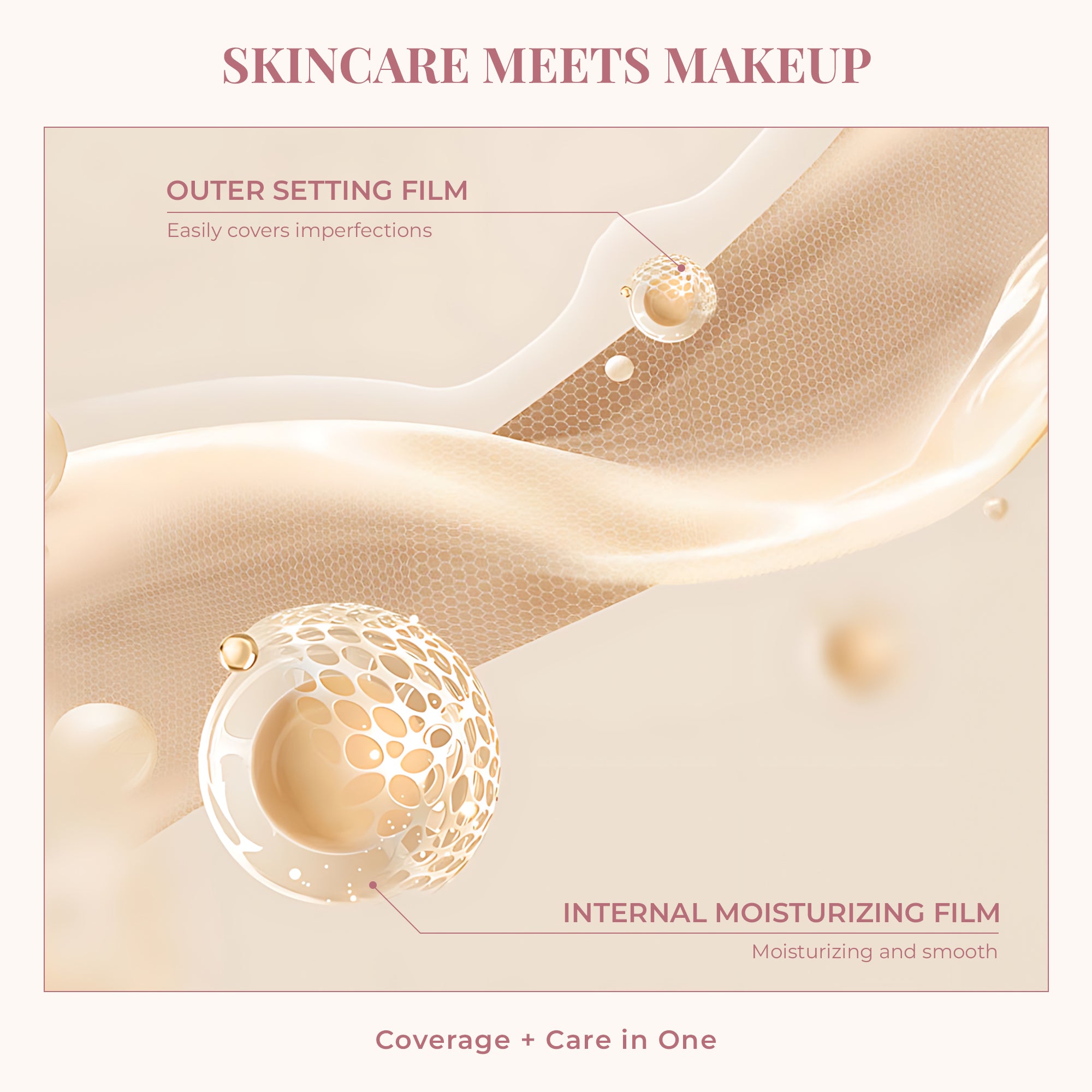 Color-Changing Foundation Stick — Skin-Adaptive, Buildable Coverage | 40g — Prime Trend Market