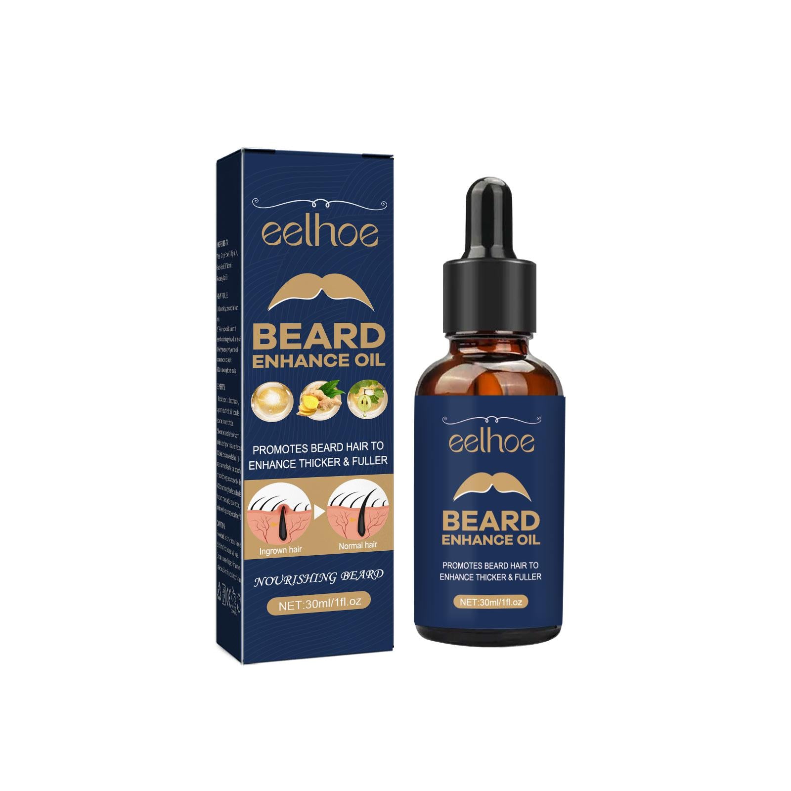 EELHOE Beard Care Oil — Strengthen, Nourish & Moisturize | Beard Growth Serum for Men | 60g — Prime Trend Market