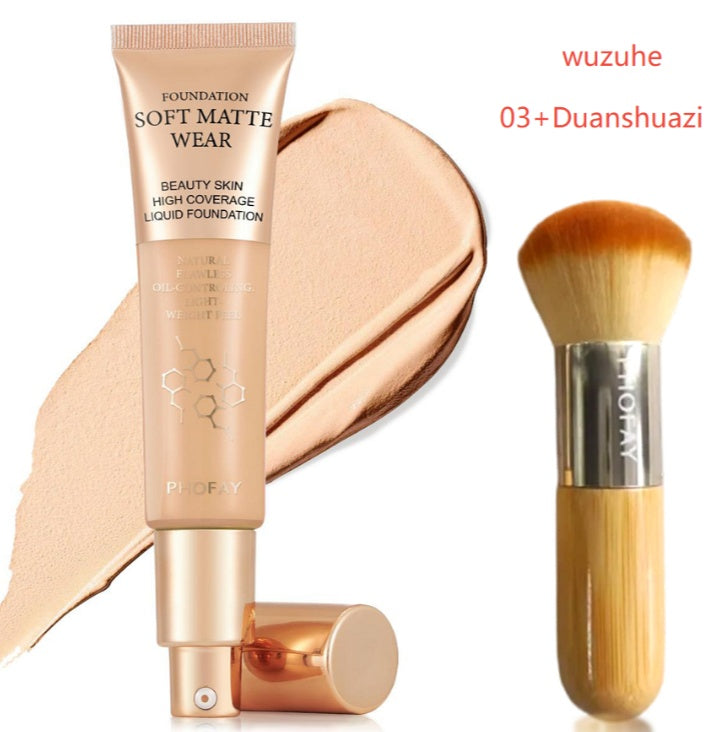 Full Coverage Foundation — Oil-Controlling, Lightweight & Flawless | 10 Shades — Prime Trend Market