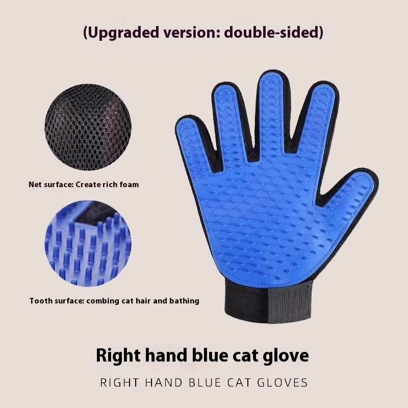 Double-Sided Pet Grooming Gloves — Cats & Dogs — Prime Trend Market