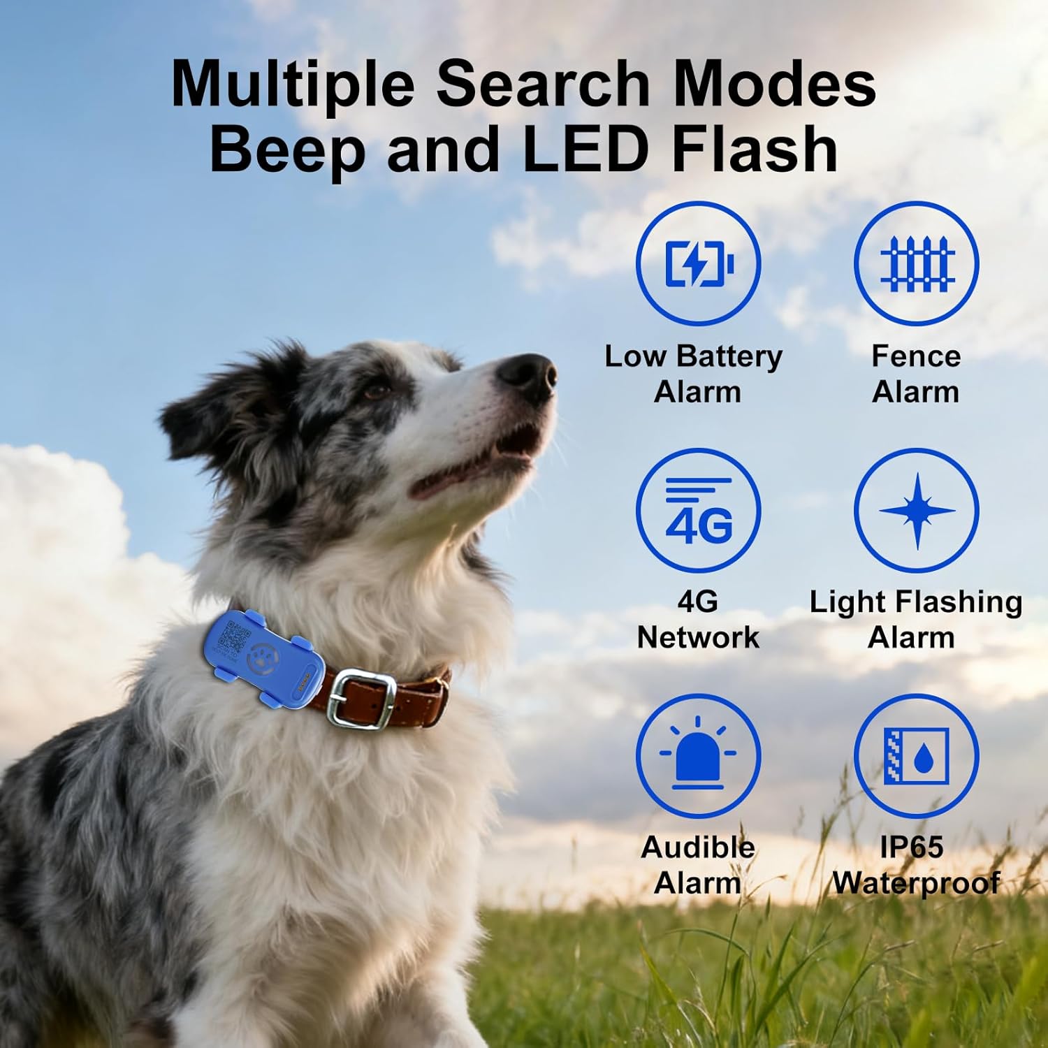 SmartPaw GPS Pet Tracker – Real-Time Anti-Lost Dog Collar Device with Geofence & Sound Alarm — Prime Trend Market
