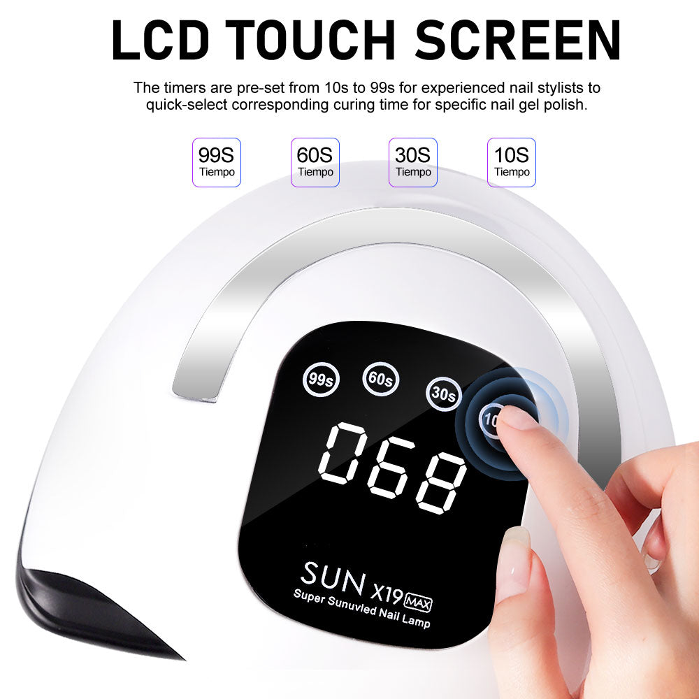 UV LED Nail Lamp | 72-81 Beads | Auto Sensor | 4 Timer Settings | Professional Gel Polish Dryer — Prime Trend Market