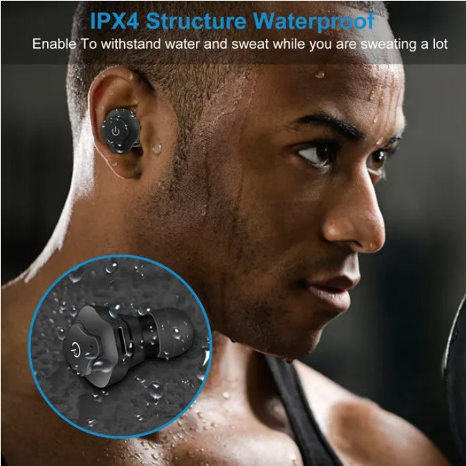 IP44 Waterproof In-Ear Stereo Headphones — Sport Earphones with Mic — Prime Trend Market