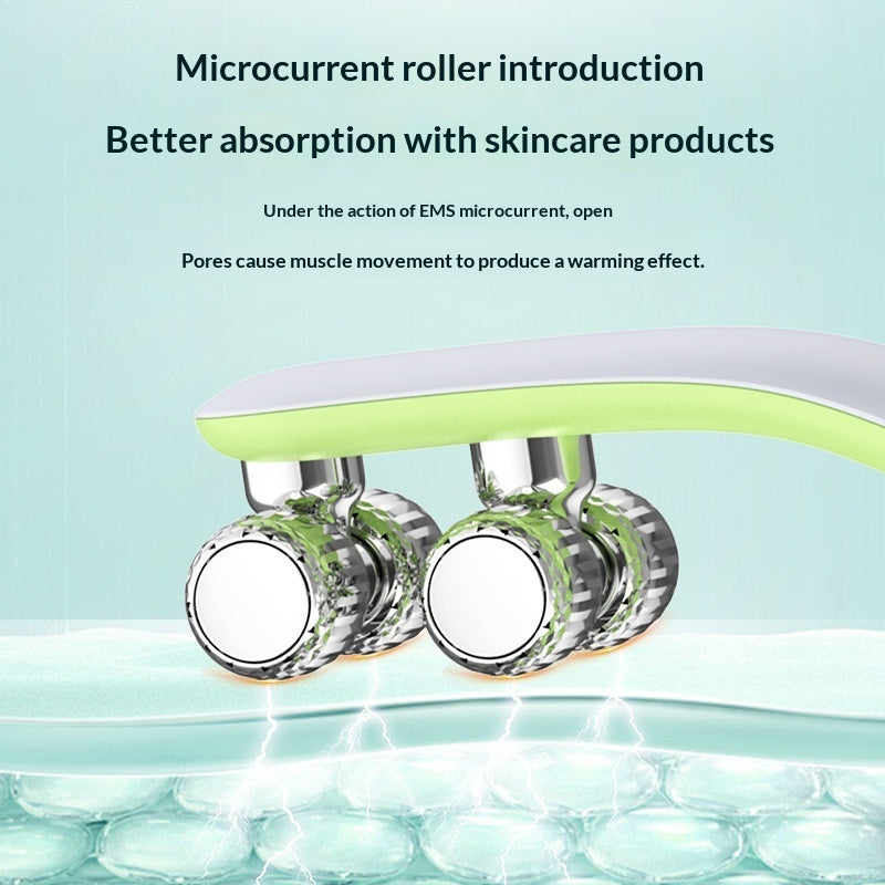 Luxury V-Face Roller Lifting Device — EMS Facial Slimming, Firming & Contouring Beauty Tool — Eliza & Tuan