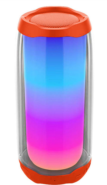 AuroraGlow™ RGB Bluetooth Speaker — 360° Color-Changing LED & Wireless Surround Sound — Eliza & Tuan