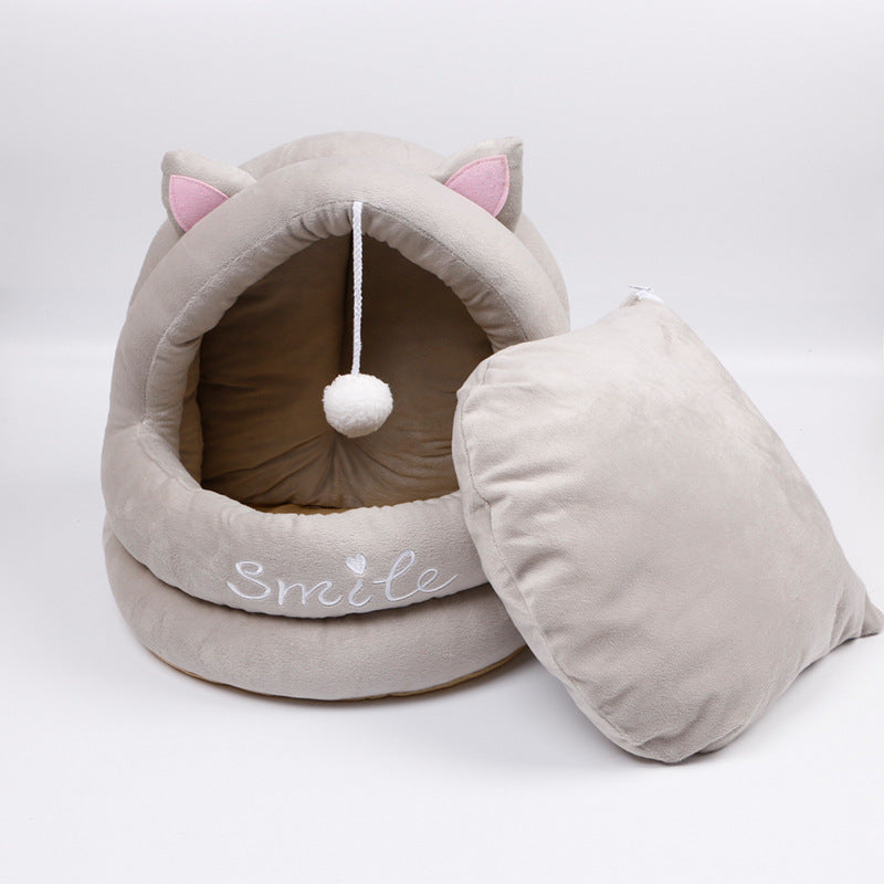 Premium Character Cat Litter Mat — Cute Animal Design, Soft Fabric, Anti-Tracking — Prime Trend Market