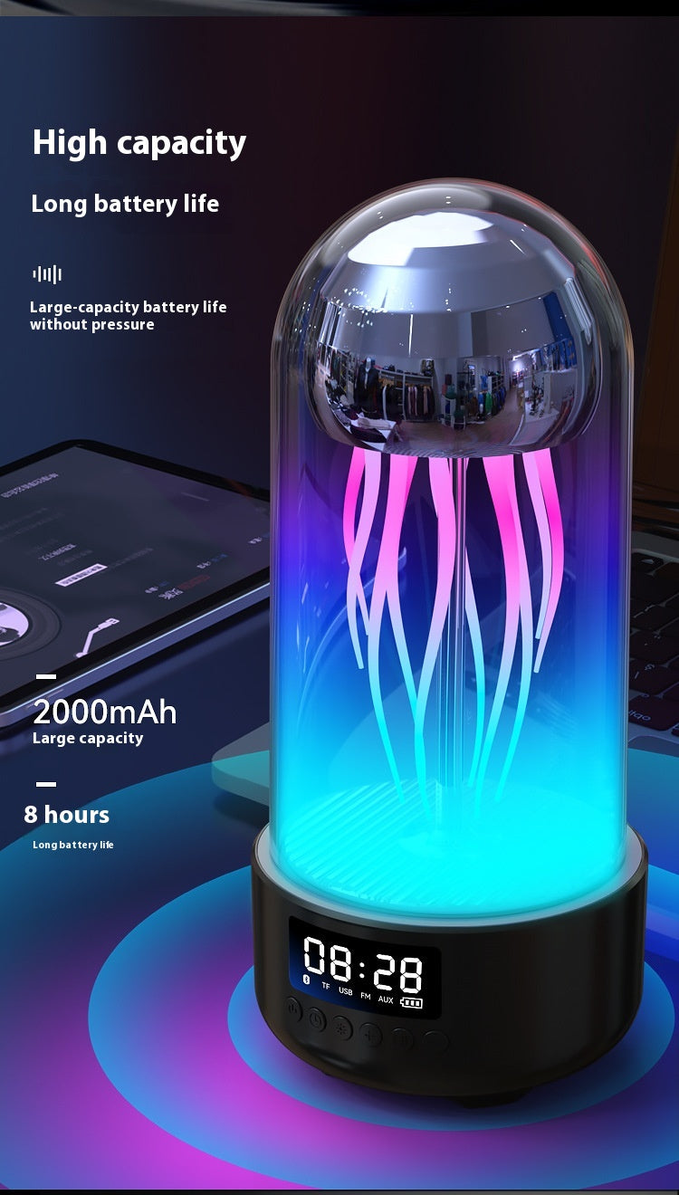 JellyGlow™ Bluetooth Speaker — Colorful Breathing LED Mood Lamp & Wireless Audio — Eliza & Tuan