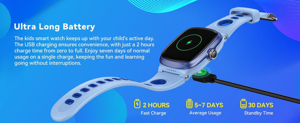 K1 Kids Smart Watch – Fitness Tracker, 20+ Sport Modes, IP68 Waterproof, 30-Day Battery, Ages 5–15 — Prime Trend Market