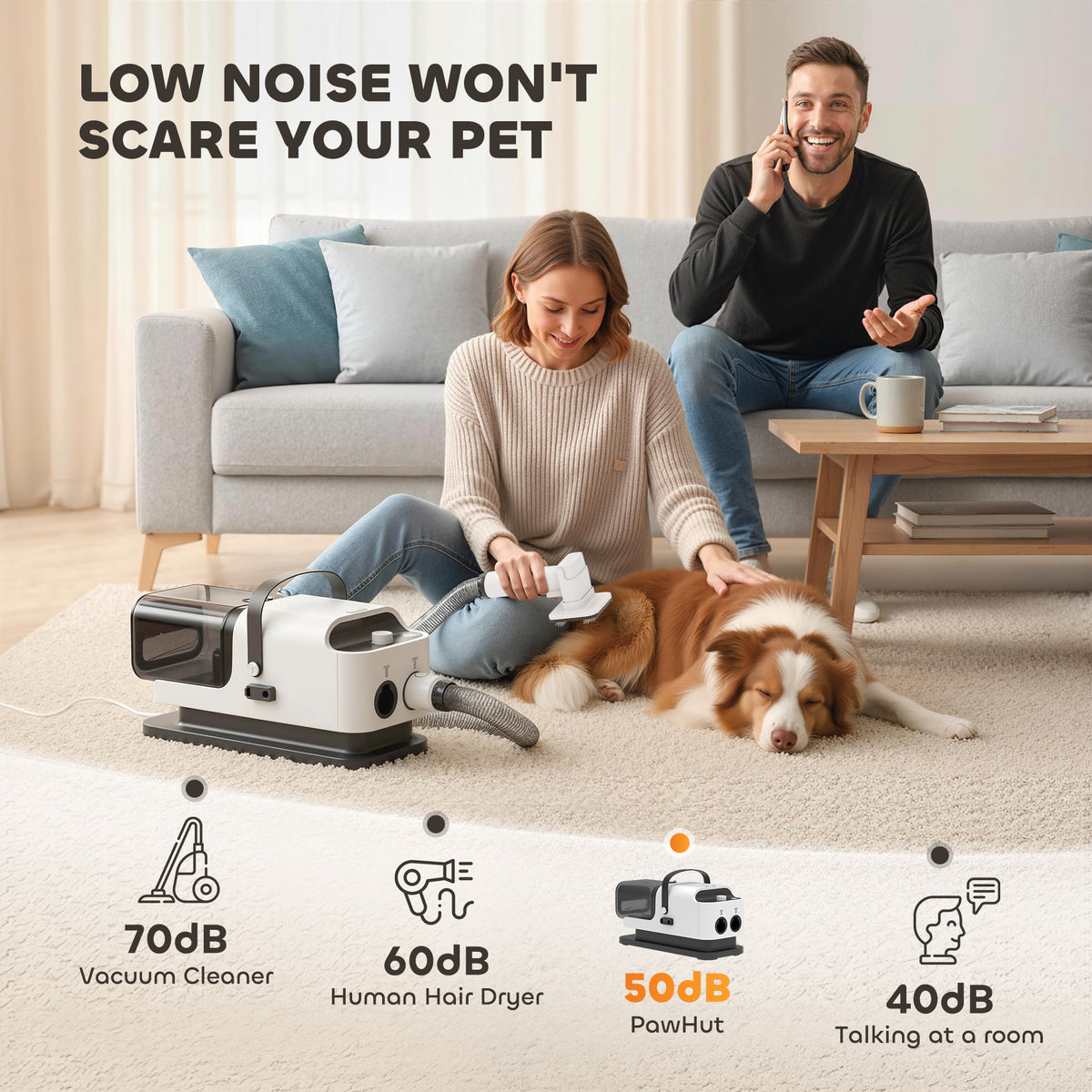 GroomPro™ 5-in-1 Professional Dog Grooming Vacuum & Dryer Kit — Low Noise, Smart Temp Control — Prime Trend Market