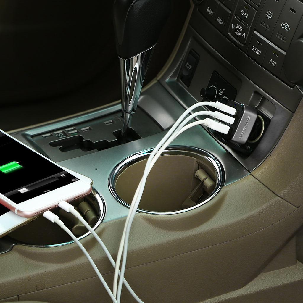 3-Port USB Car Charger 30W — Fast Charge iPhone 16, 15, 14 & More — Eliza & Tuan
