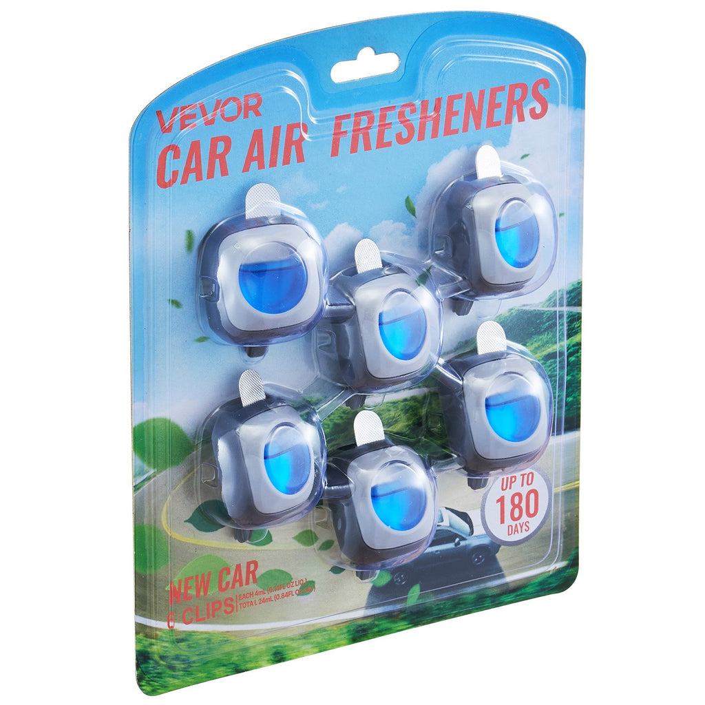 Car Air Freshener 6-Pack | New Car Scent Vent Clips | Long Lasting 4ml Each | Premium Fragrance — Prime Trend Market