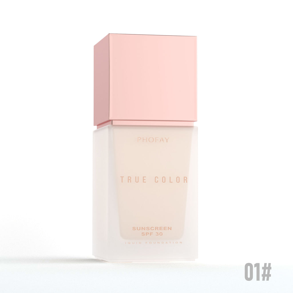 Matte Sunscreen Liquid Foundation SPF 30 — Full Coverage & Sun Protection | 6 Shades — Prime Trend Market