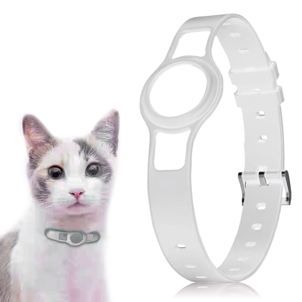 Luxury AirTag Pet Collar Holder — Universal Anti-Lost Silicone Tracker Cover for Cats & Dogs — Prime Trend Market