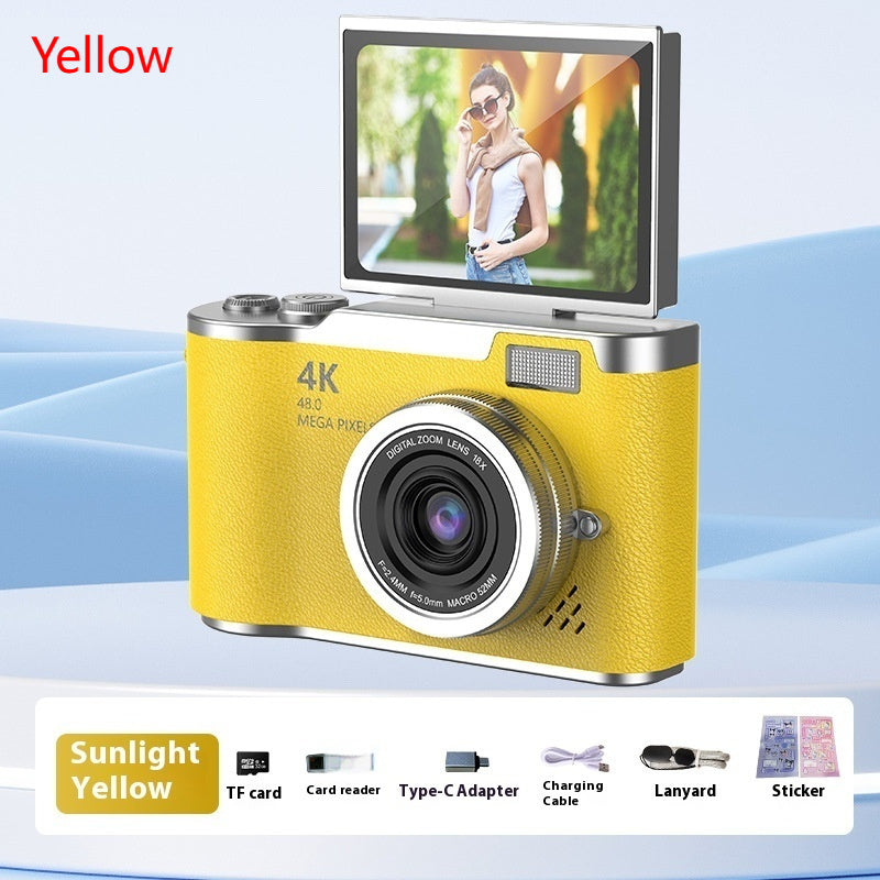 FlipShot™ HD Flip-Screen Vlog Camera — Entry-Level Digital Cam in 14 Pastel Colors — Prime Trend Market