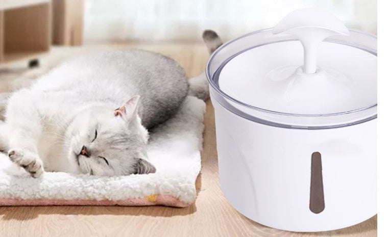 Luxury Smart Pet Water Fountain — 2.5L Circulating Filter, Ultra-Quiet, Food-Grade ABS — Prime Trend Market