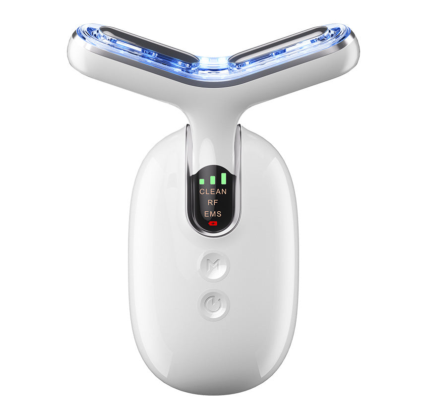 Luxury EMS Vibration Neck Beauty Massager — Skin Rejuvenation, Lifting & Firming Device — Eliza & Tuan