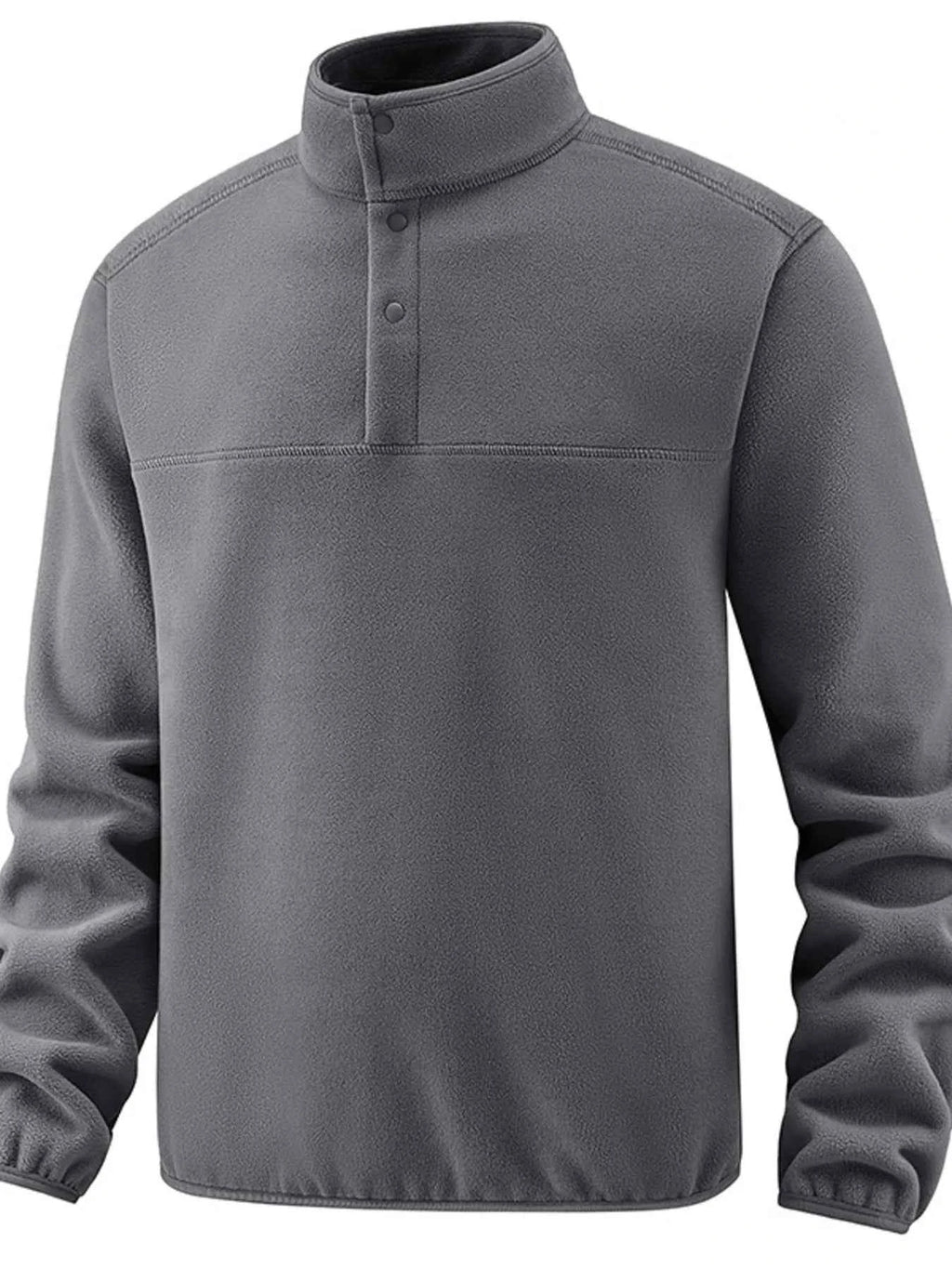 Men's Plus Size Fleece Turtleneck Long Sleeve Sweatshirt