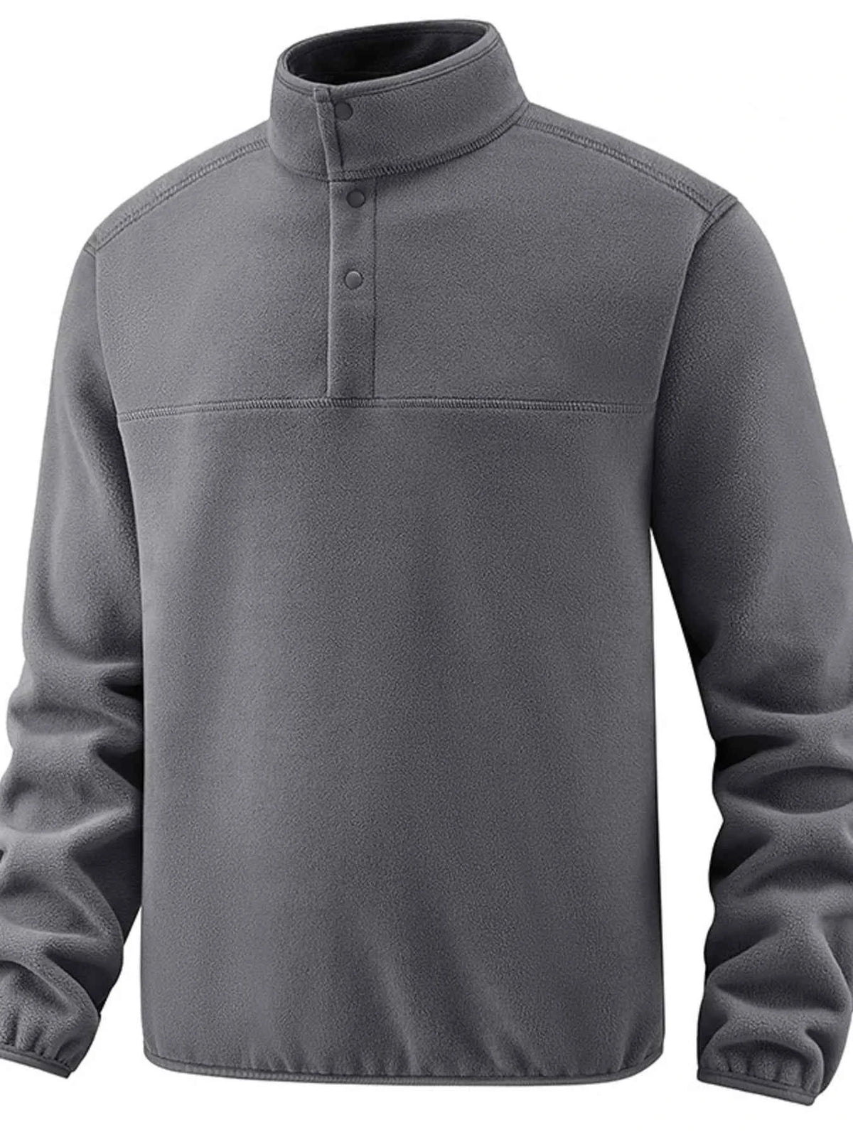 Men's Plus Size Fleece Turtleneck Long Sleeve Sweatshirt