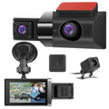 2K 3-Channel Dash Cam | GPS + WiFi | G-Sensor | Parking Monitor | Night Vision | App Control — Prime Trend Market