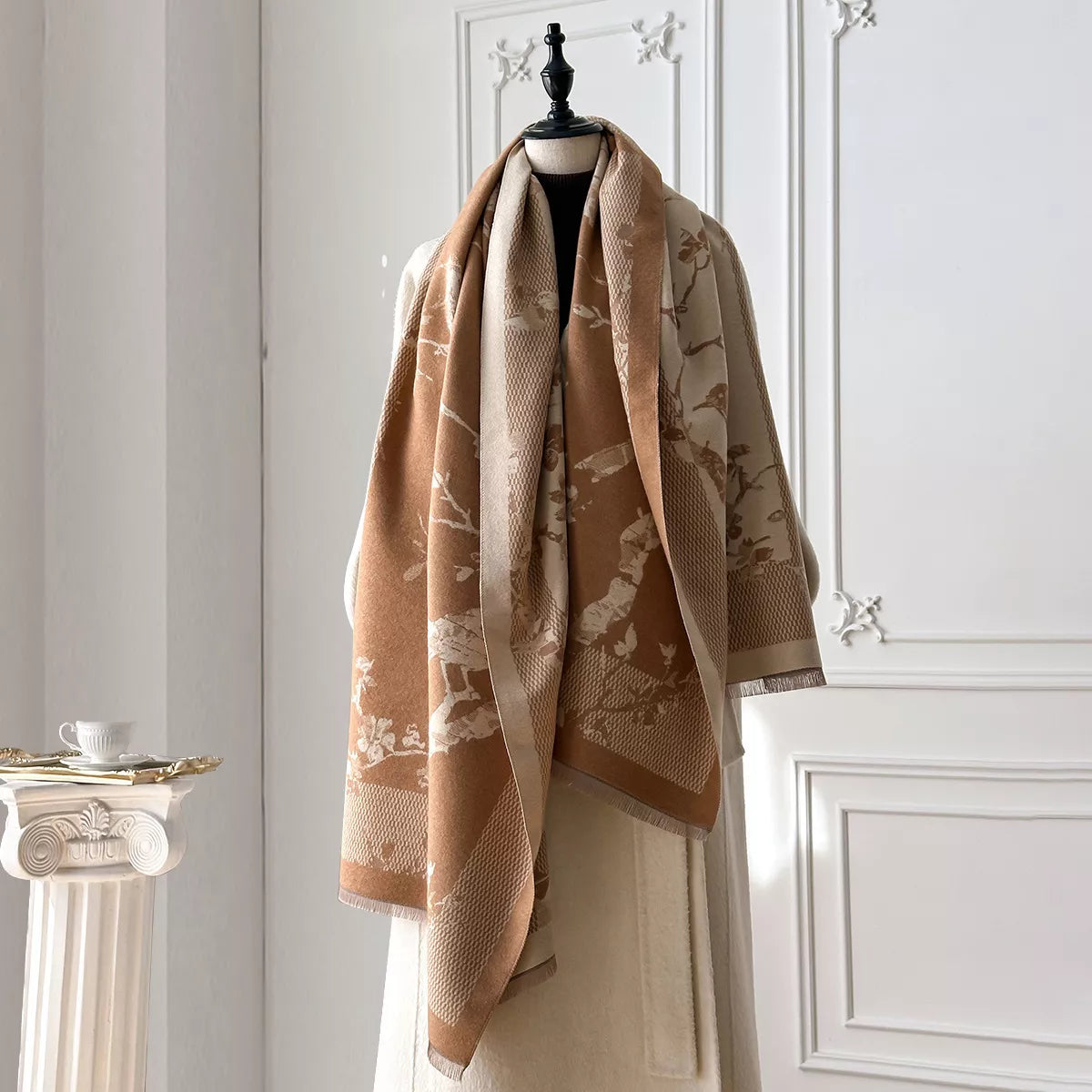 Bird & Branch Raw-Hem Winter Scarf