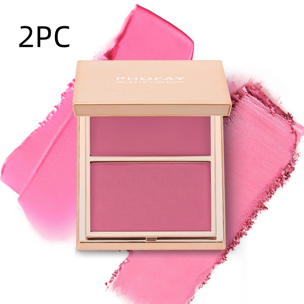 Double-Take Cream & Powder Blush Duo — Smooth, Weightless & Buildable | 6 Shades + Sets — Prime Trend Market