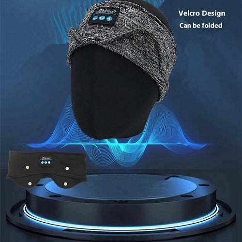 Bluetooth Sleep Headband | Wireless Music Eye Mask | Sleep Headphones | Black & Gray — Eliza & Tuan