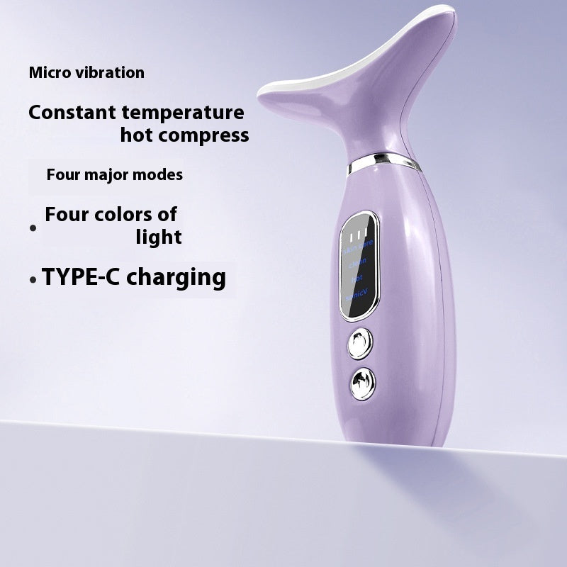 Luxury V-Face & Neck Lifting Beauty Instrument — Vibration Hot Compress Sculpting Device — Eliza & Tuan