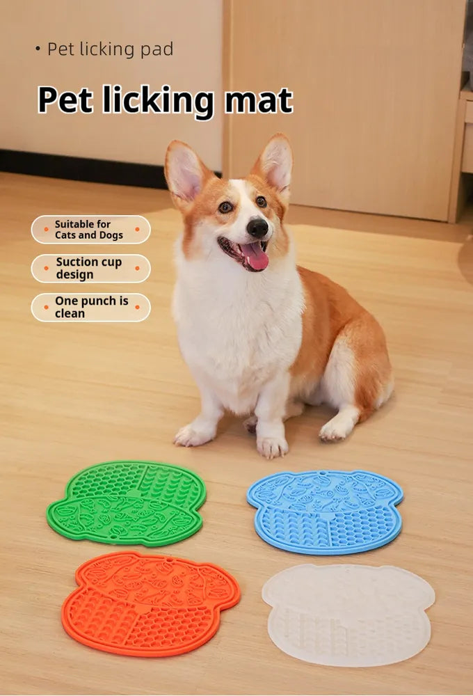 Premium Pet Lick Mat — Slow Feeder with Strong Suction Cup for Dogs & Cats — Prime Trend Market