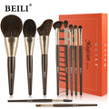 10-Piece Rose Gold Luxury Vegan Makeup Brush Set — Contour & Blush Brushes — Prime Trend Market