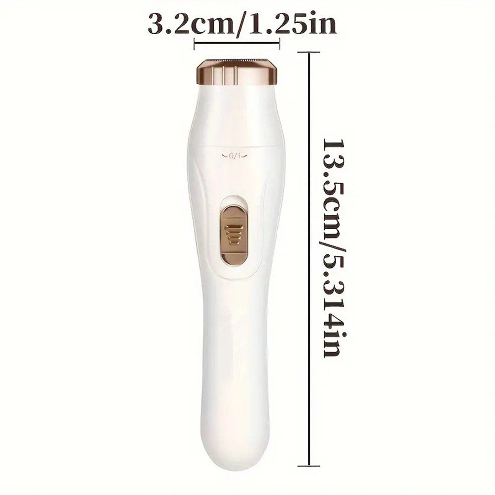 3-in-1 Women's Electric Shaver & Facial Trimmer – USB Rechargeable, IPX7 Waterproof, Full Body Hair Removal — Prime Trend Market
