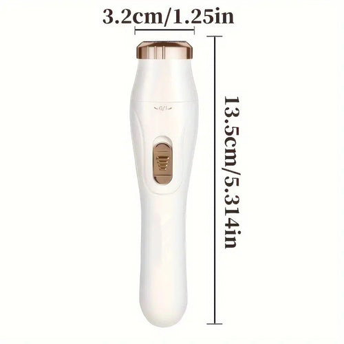 3-in-1 Women's Electric Shaver & Facial Trimmer – USB Rechargeable, IPX7 Waterproof, Full Body Hair Removal — Prime Trend Market