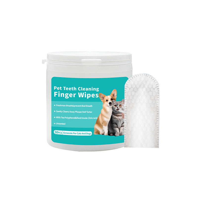 Luxury Pet Dental & Ear Care Cleaning Wipes – Disposable Fingertip Wipes for Cats & Dogs — Prime Trend Market
