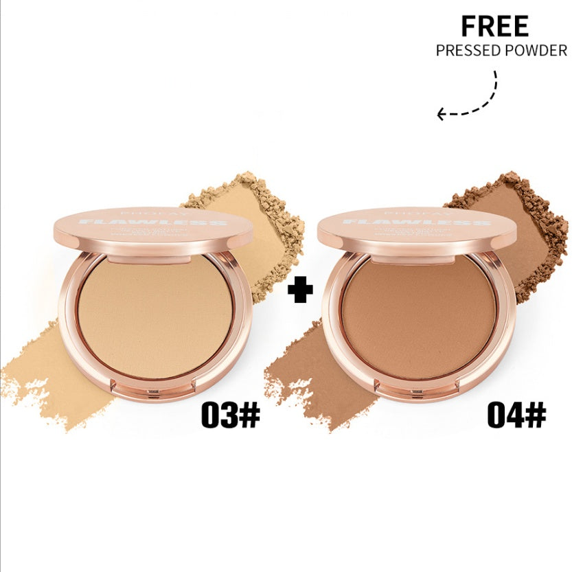 PHOFAY Matte Setting Pressed Powder — Flawless Oil-Control Finish — Prime Trend Market