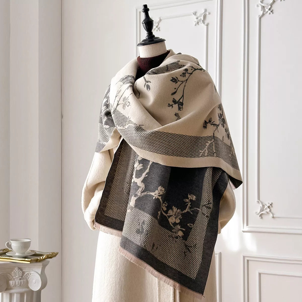 Bird & Branch Raw-Hem Winter Scarf