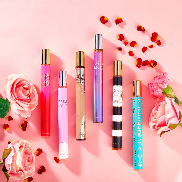 6pcs Women's Eau de Parfum Travel Set — 6 Unique Scents | Long-Lasting Fragrance Gift Set — Prime Trend Market